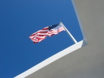 Flag on USS Arizona Memorial